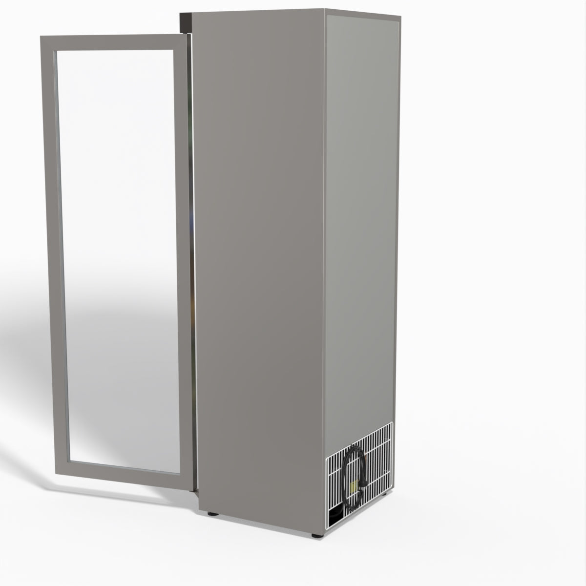 FED-X Thermaster Stainless Steel Upright Static Display Fridge XR400SG