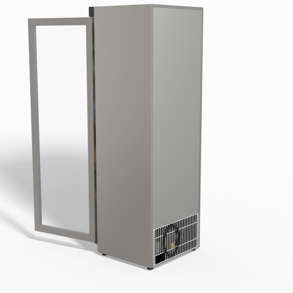 FED-X Thermaster Stainless Steel Upright Static Display Fridge XR400SG