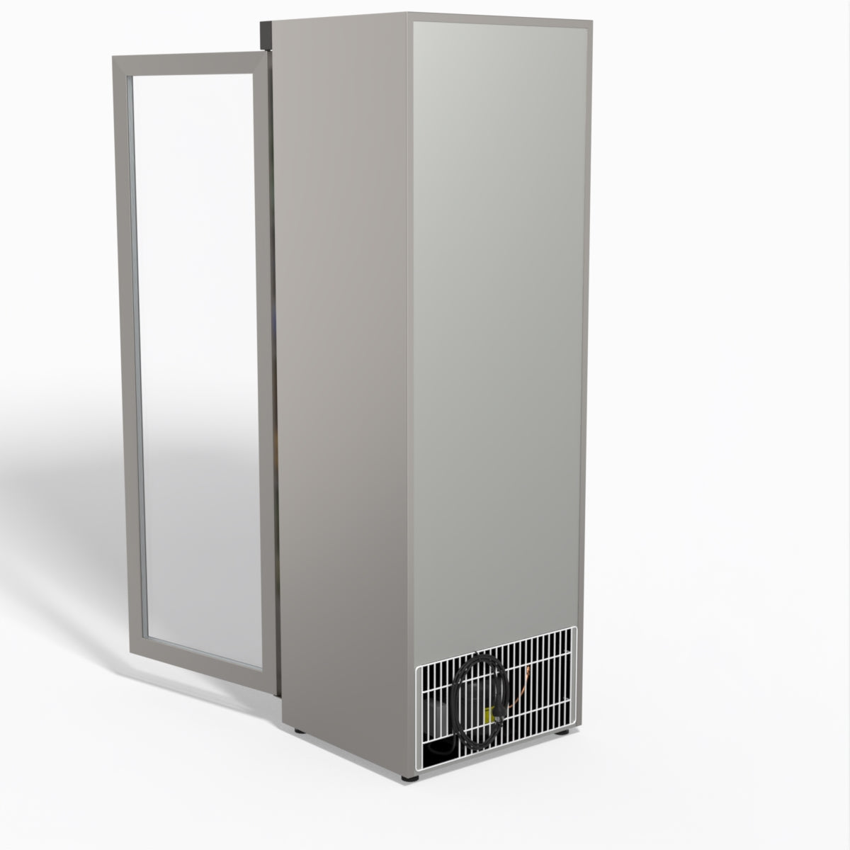 FED-X Thermaster Stainless Steel Upright Static Display Fridge XR400SG