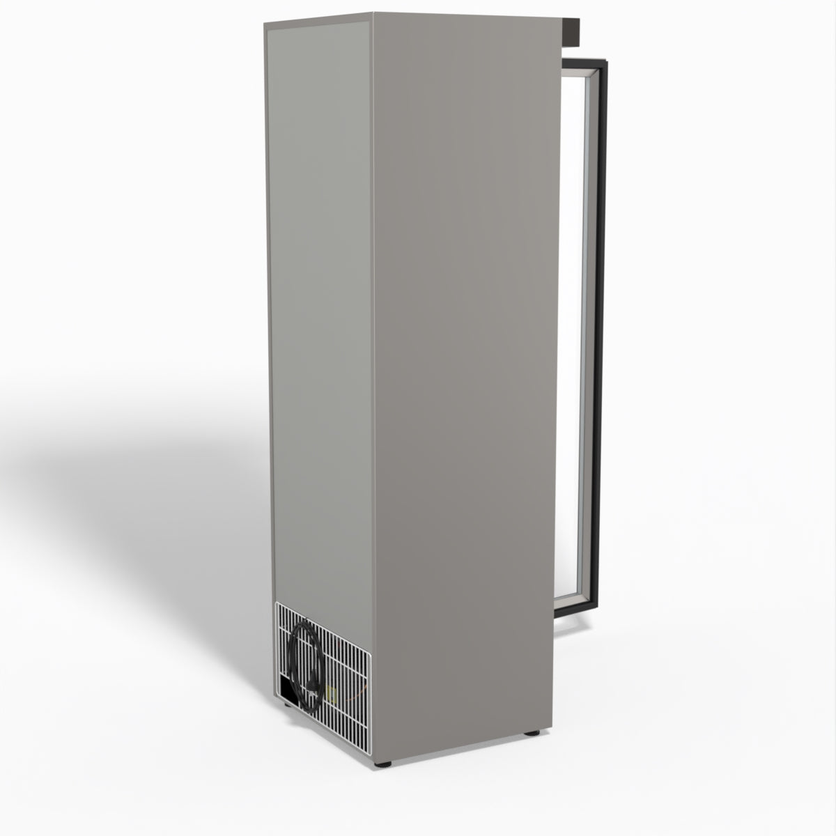 FED-X Thermaster Stainless Steel Upright Static Display Fridge XR400SG