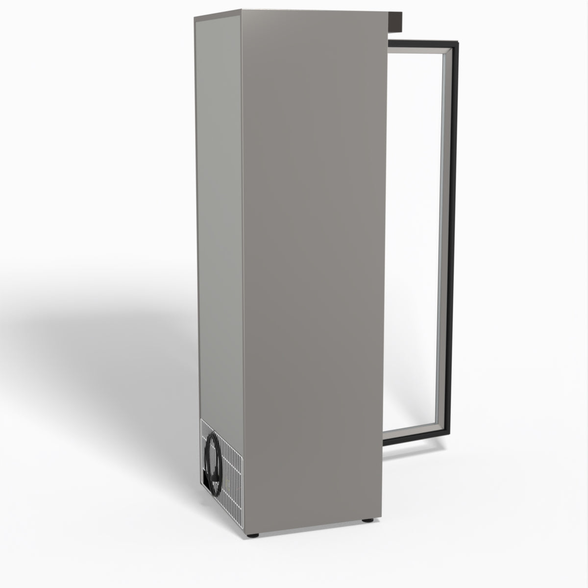 FED-X Thermaster Stainless Steel Upright Static Display Fridge XR400SG