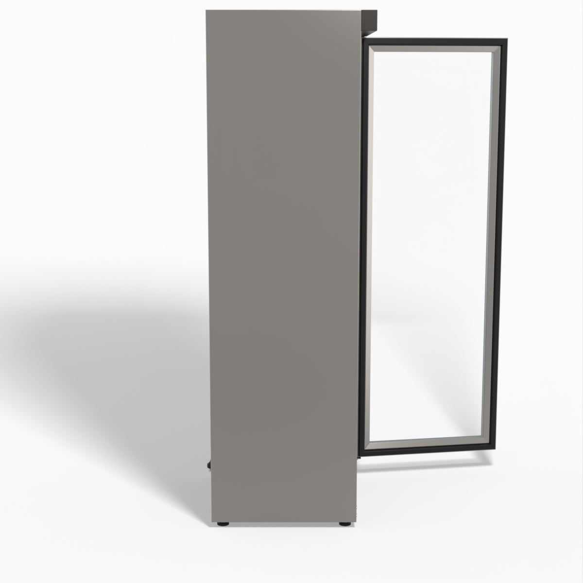 FED-X Thermaster Stainless Steel Upright Static Display Fridge XR400SG