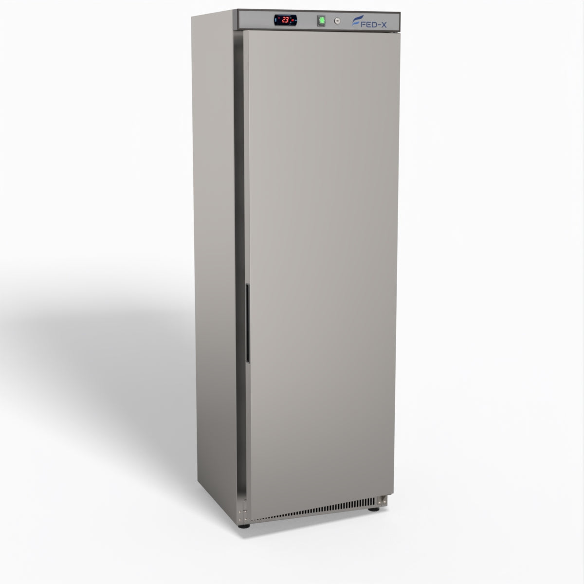FED-X Stainless Steel Upright Static Fridge XR400SS