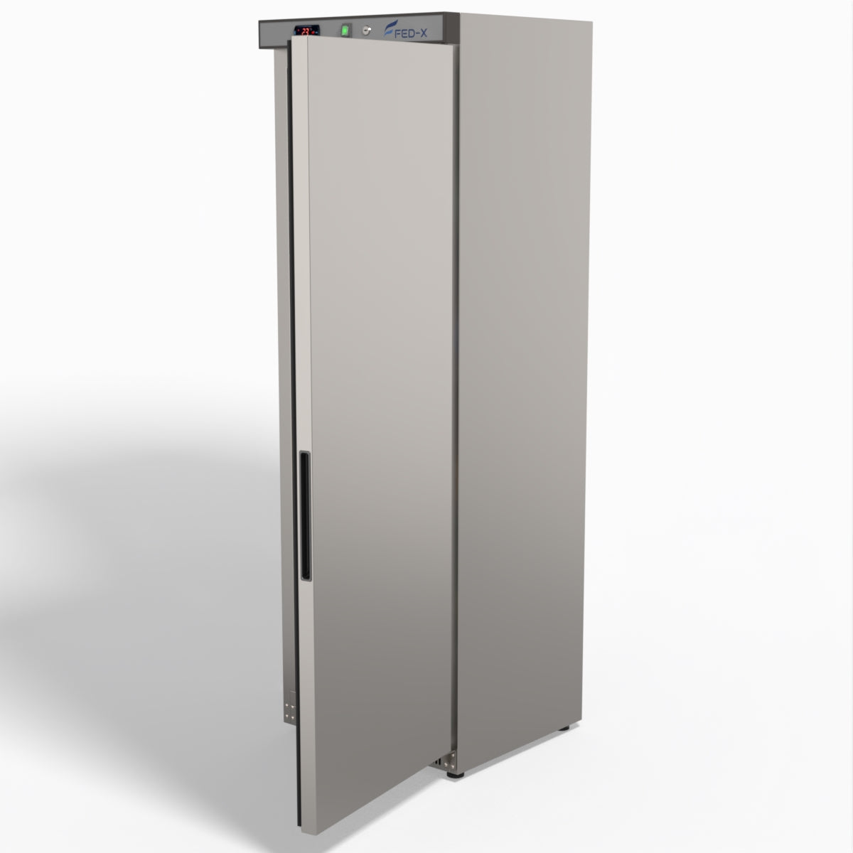 FED-X Stainless Steel Upright Static Fridge XR400SS