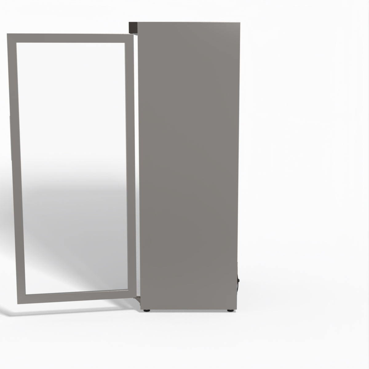 FED-X Thermaster Stainless Steel Upright Static Display Fridge XR600SG
