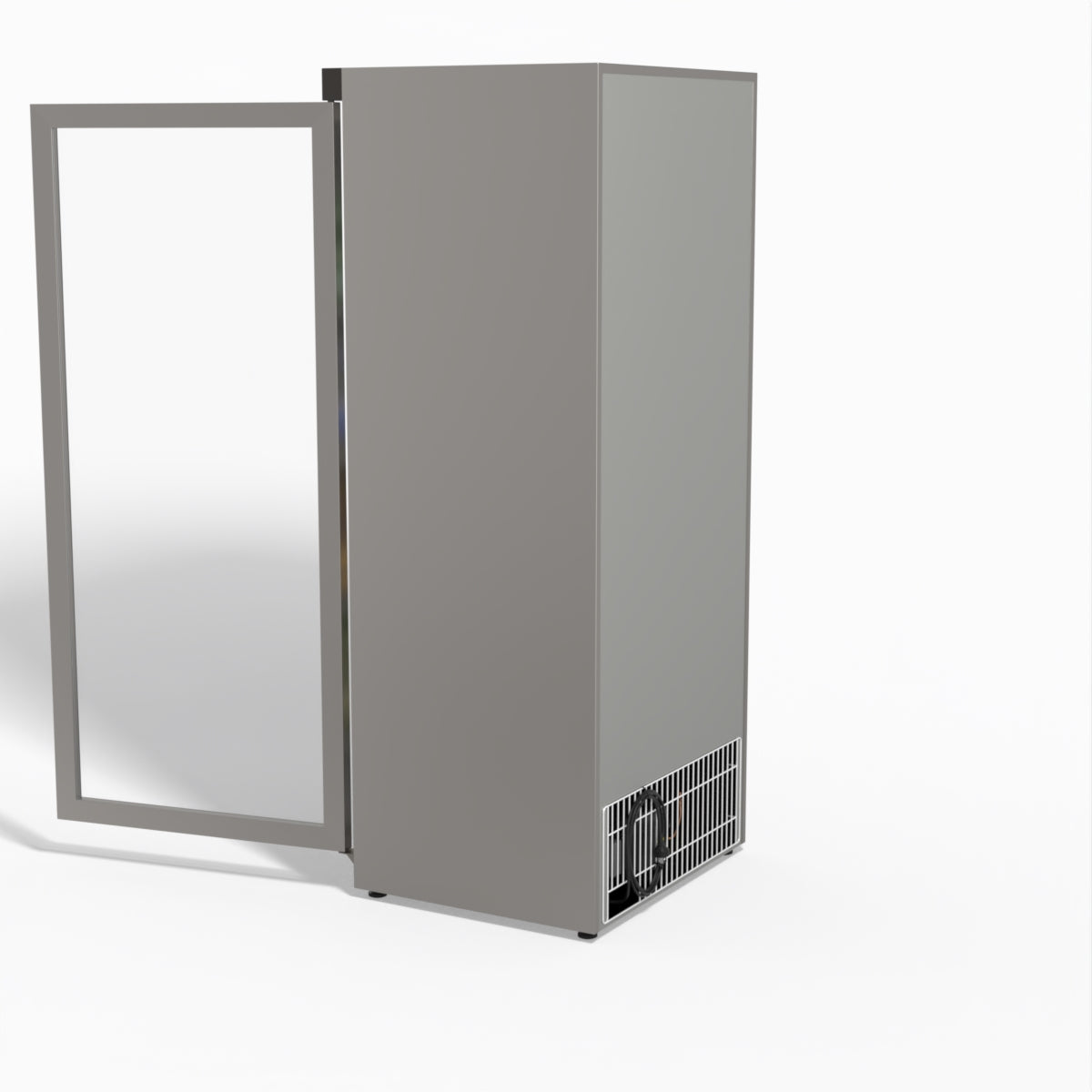 FED-X Thermaster Stainless Steel Upright Static Display Fridge XR600SG