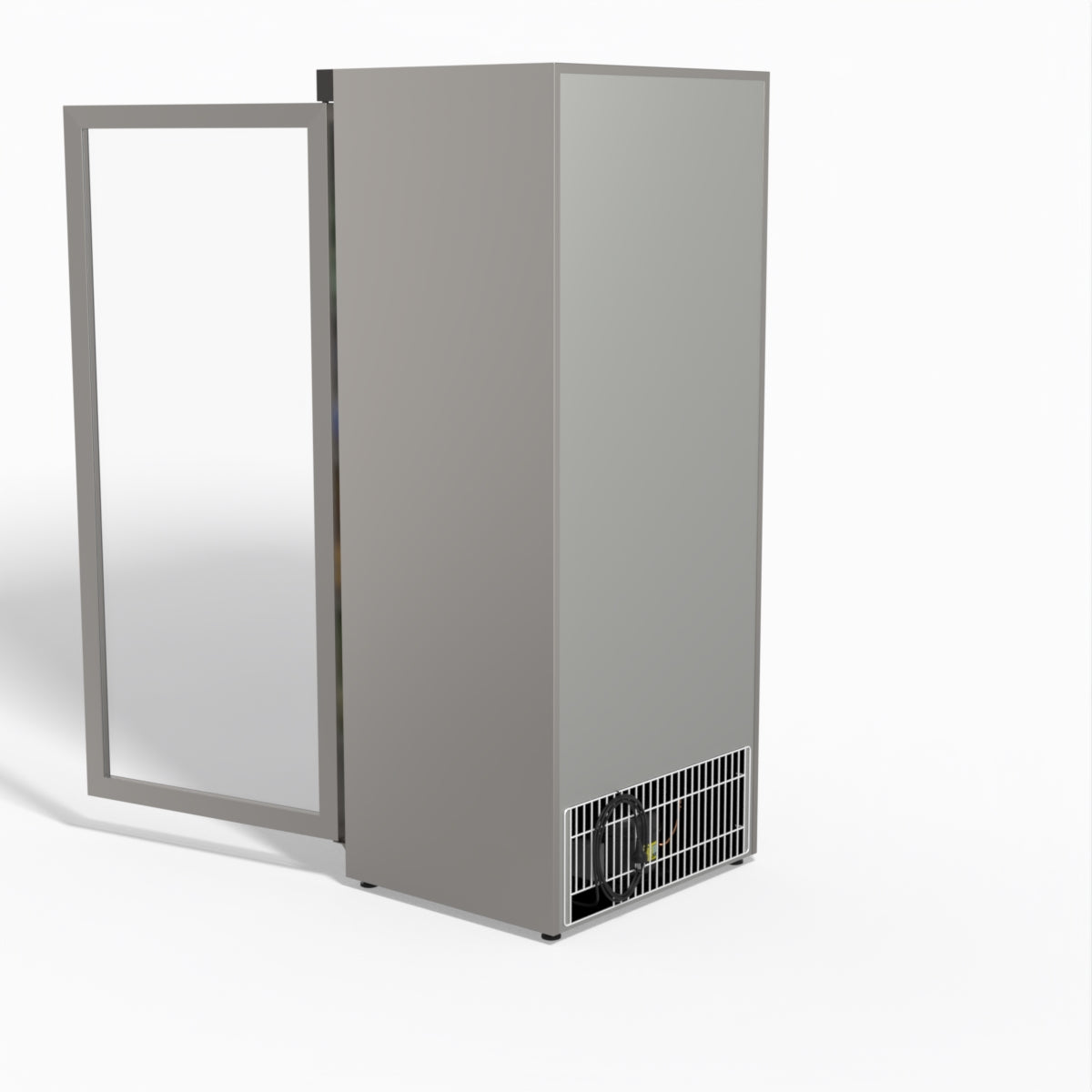 FED-X Thermaster Stainless Steel Upright Static Display Fridge XR600SG
