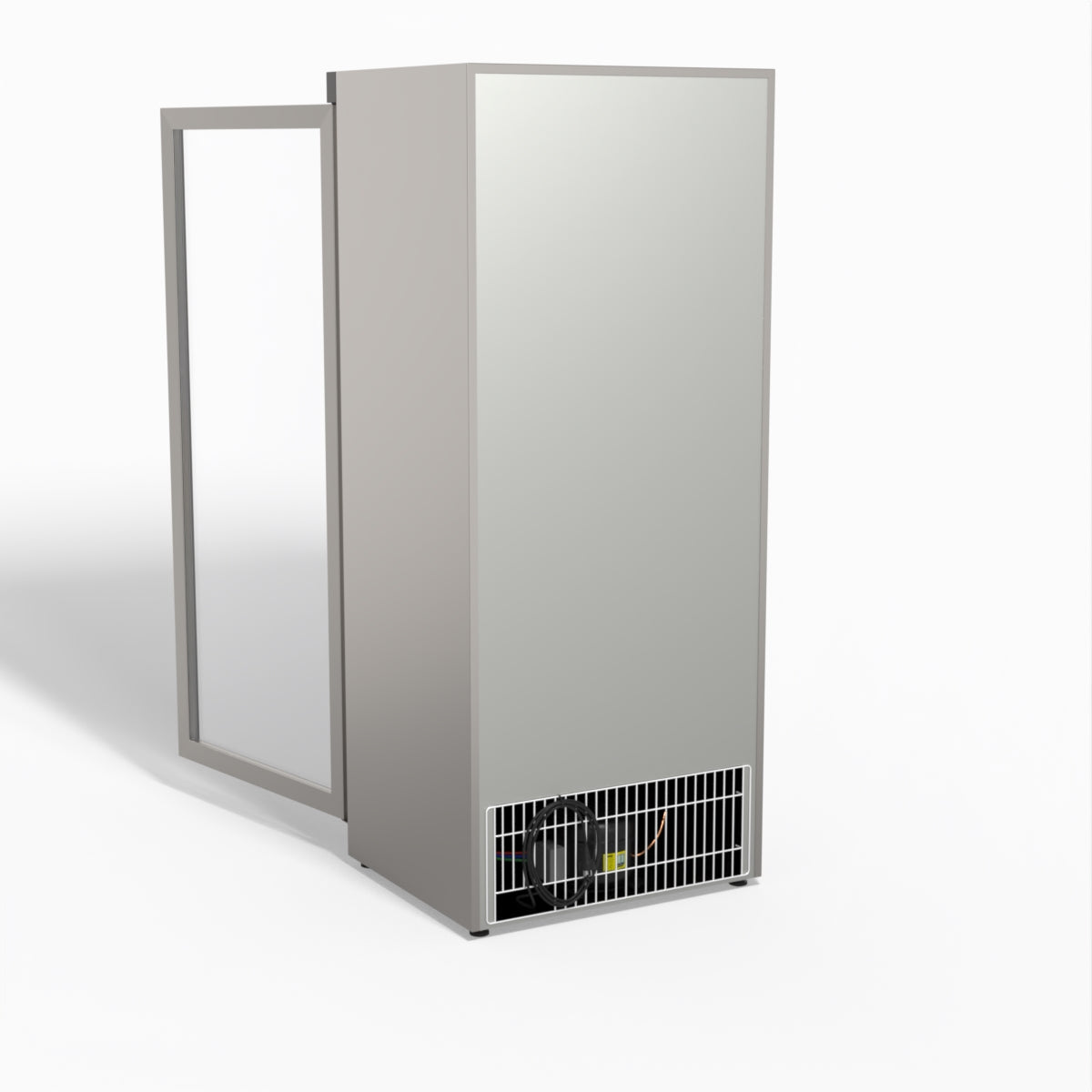 FED-X Thermaster Stainless Steel Upright Static Display Fridge XR600SG