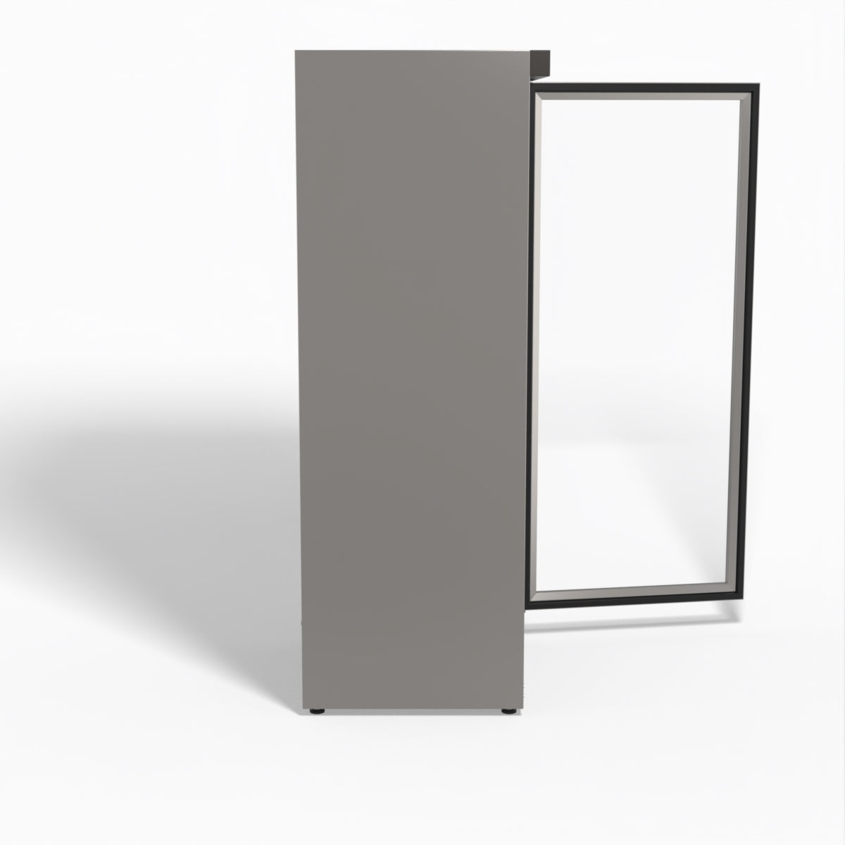 FED-X Thermaster Stainless Steel Upright Static Display Fridge XR600SG