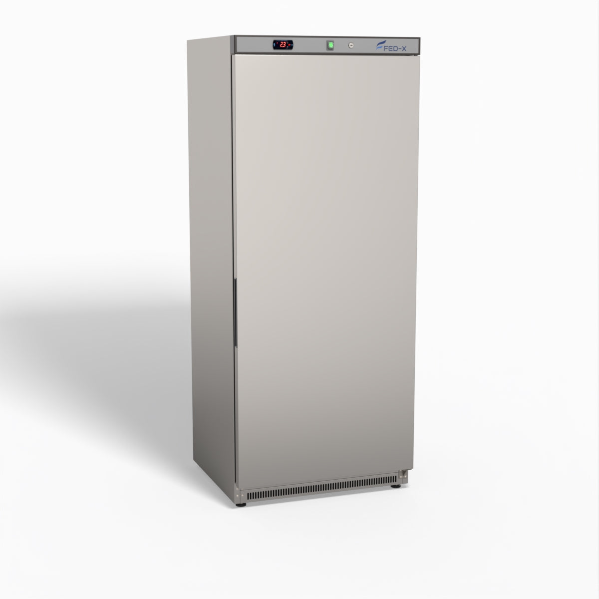 FED-X Stainless Steel Upright Static Fridge XR600SS