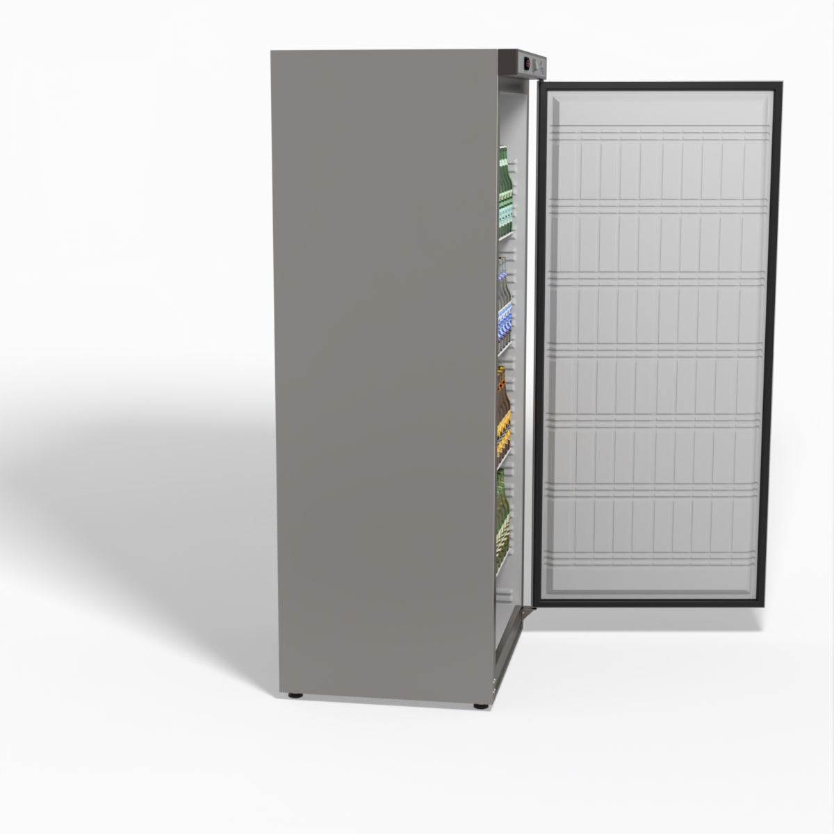 FED-X Stainless Steel Upright Static Fridge XR600SS
