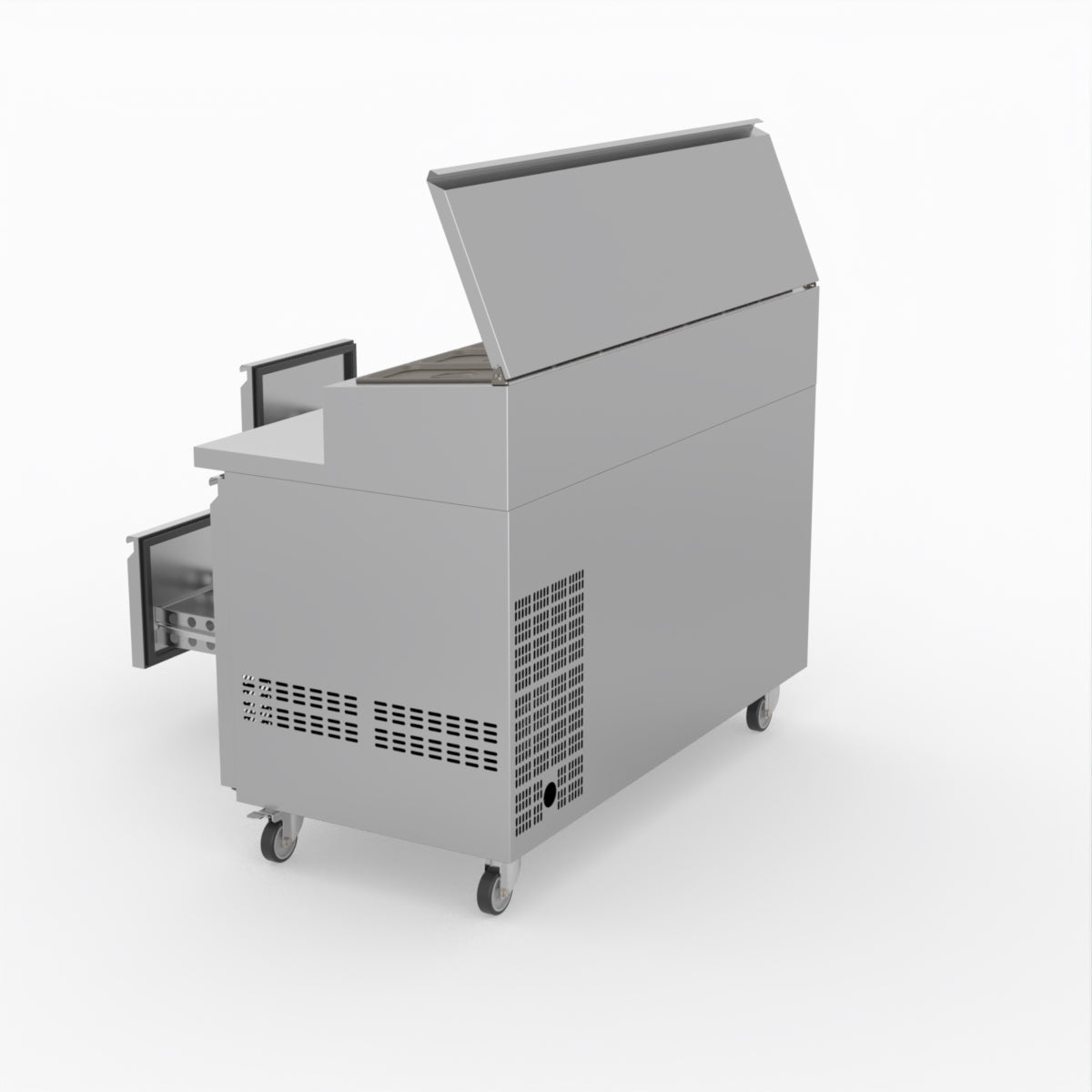 FED-X S/S Four Drawer Sandwich Counter XSS7C13S2V-4D
