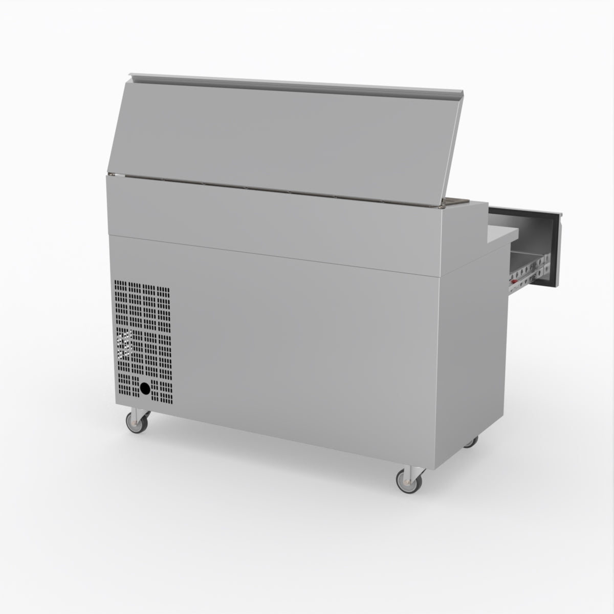 FED-X S/S Four Drawer Sandwich Counter XSS7C13S2V-4D