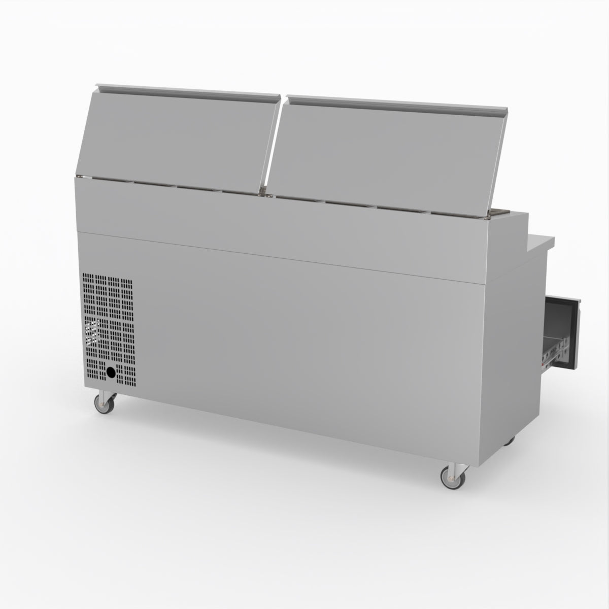 FED-X Six Drawer Salad Prep Fridge XSS7C18S3V-6D