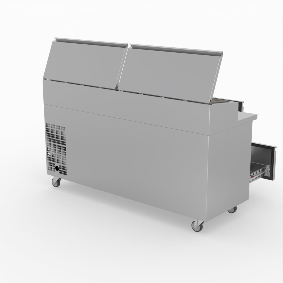 FED-X Six Drawer Salad Prep Fridge XSS7C18S3V-6D