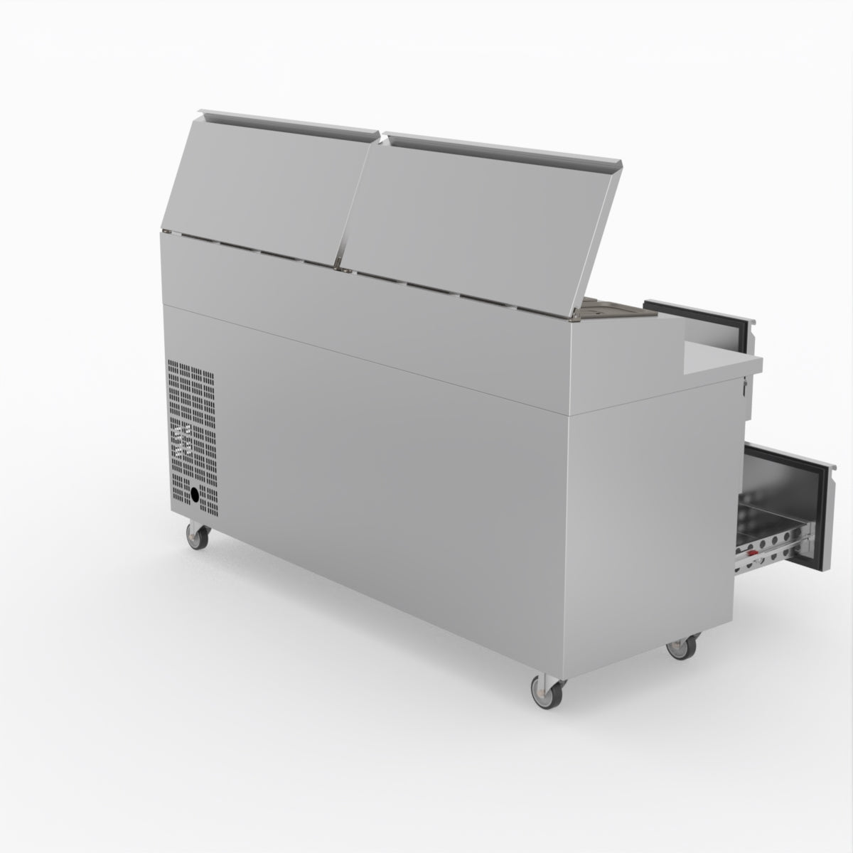 FED-X Six Drawer Salad Prep Fridge XSS7C18S3V-6D