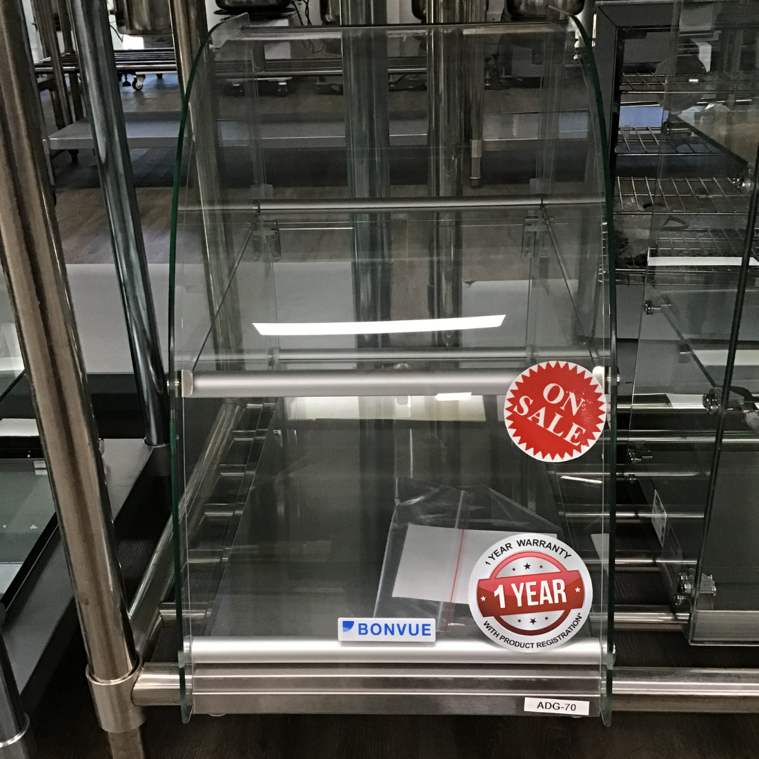 CLEARANCE - Bonvue 70L Elegant Ambient Benchtop Display - ADG-70-VIC992