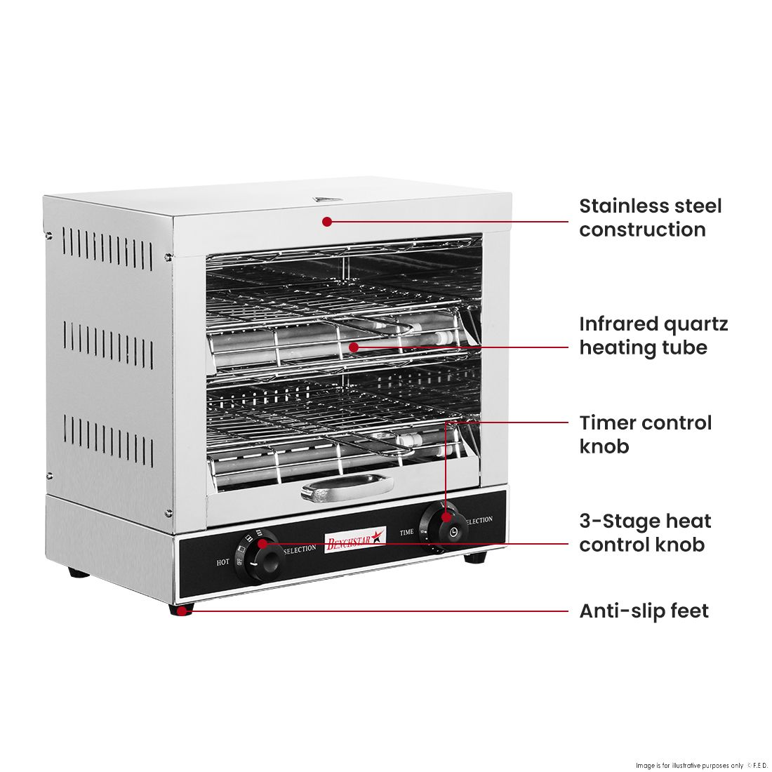 Benchstar Toaster / Griller Salamander AT-360BE