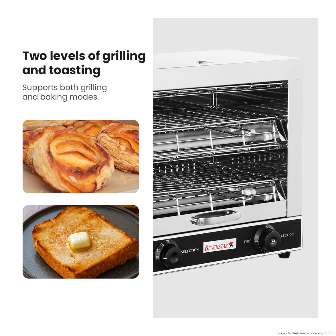 Benchstar Toaster / Griller Salamander AT-360BE
