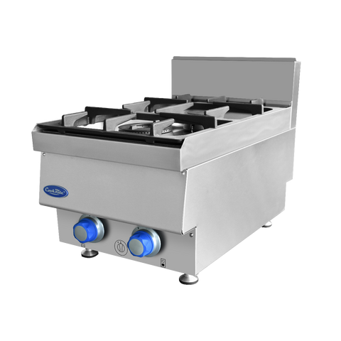 Cookrite AT65G2B-C 2 Burner Cook Top - Natural Gas/LPG