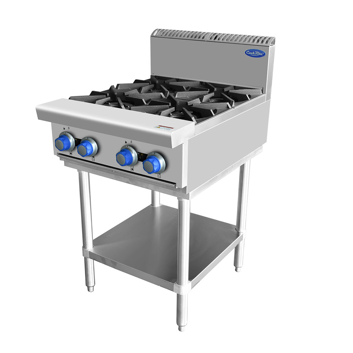 Cookrite AT80G4B-F 4 Burner Cook Top - Natural Gas/LPG