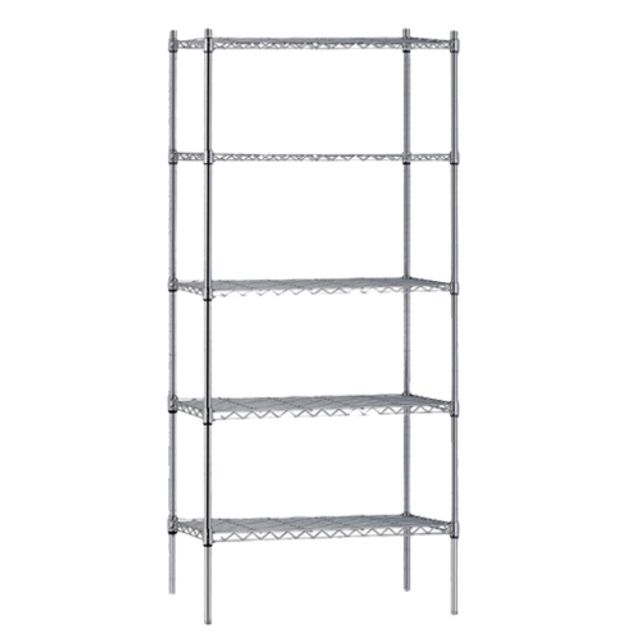 Atlas Shelving 5 Shelf Add-On Wire Shelving