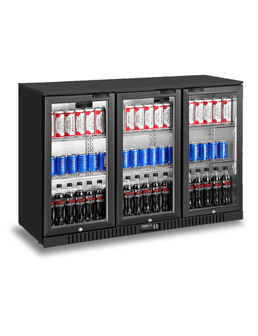 3 Door Bar Fridges Swing Door | Atosa | BB-330HEC