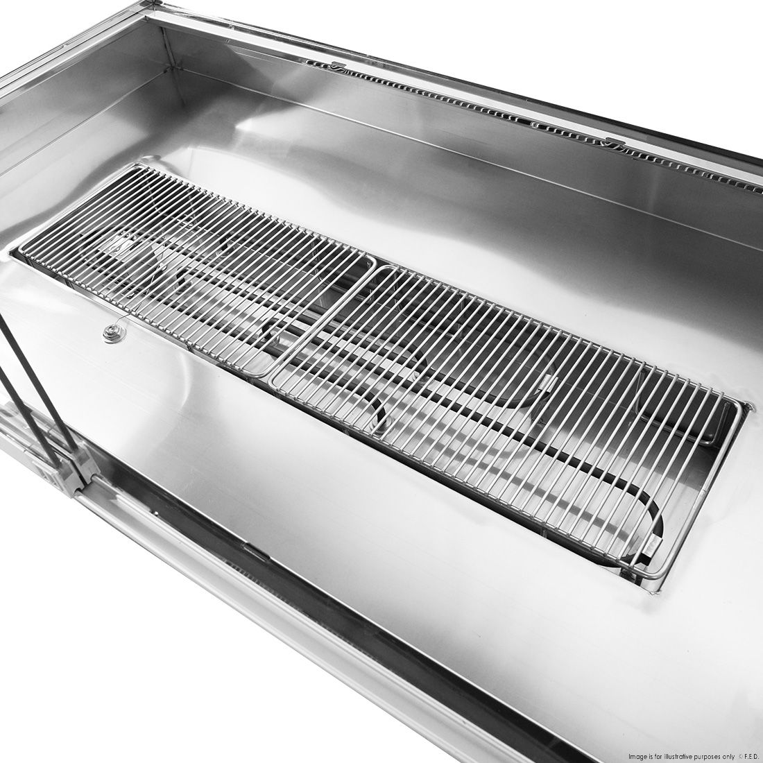 Bonvue Square Countertop Wet And Dry Bain Marie BM14SC