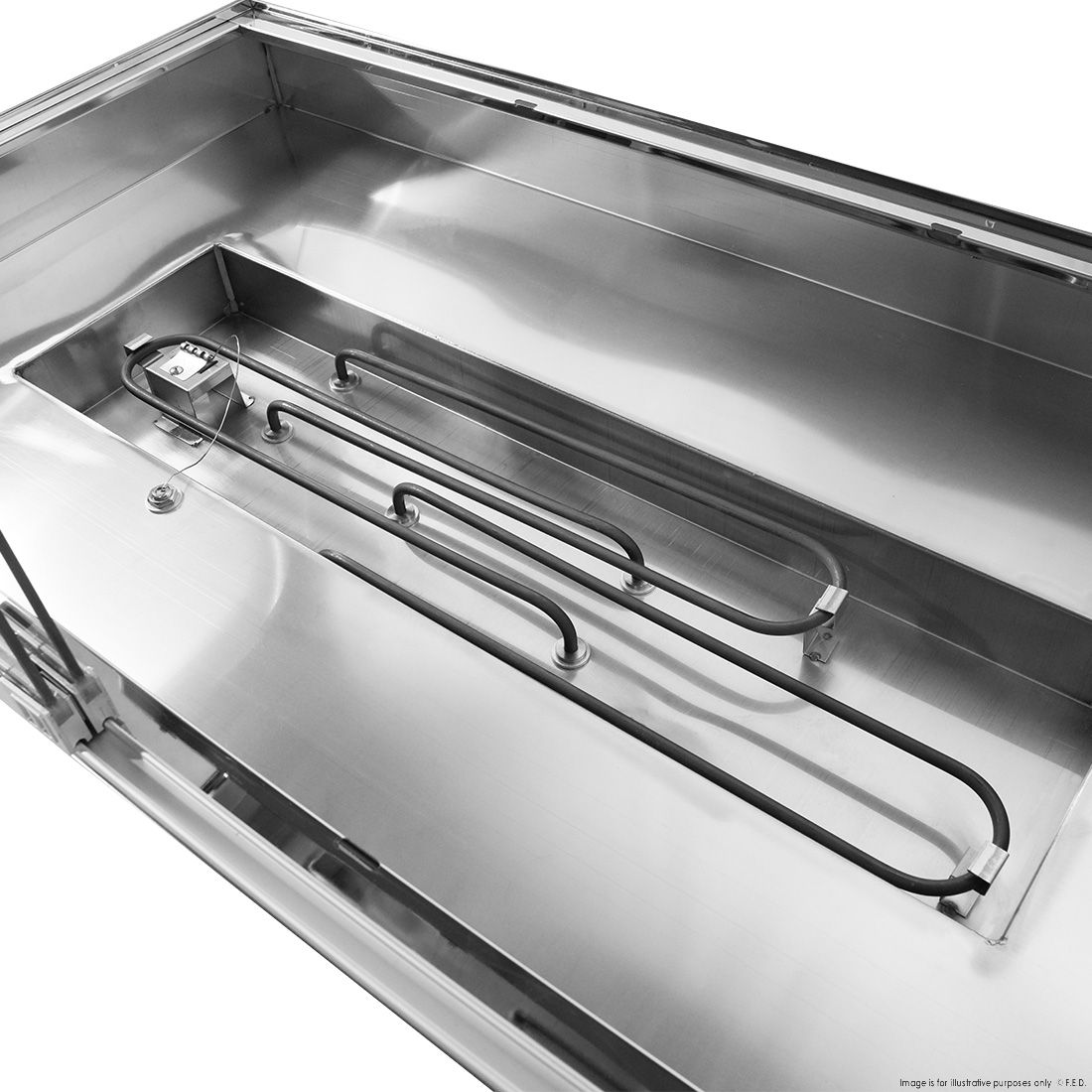 Bonvue Square Countertop Wet And Dry Bain Marie BM14SC