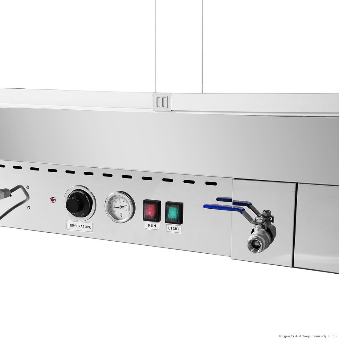 Bonvue Square Countertop Wet And Dry Bain Marie BM14SC