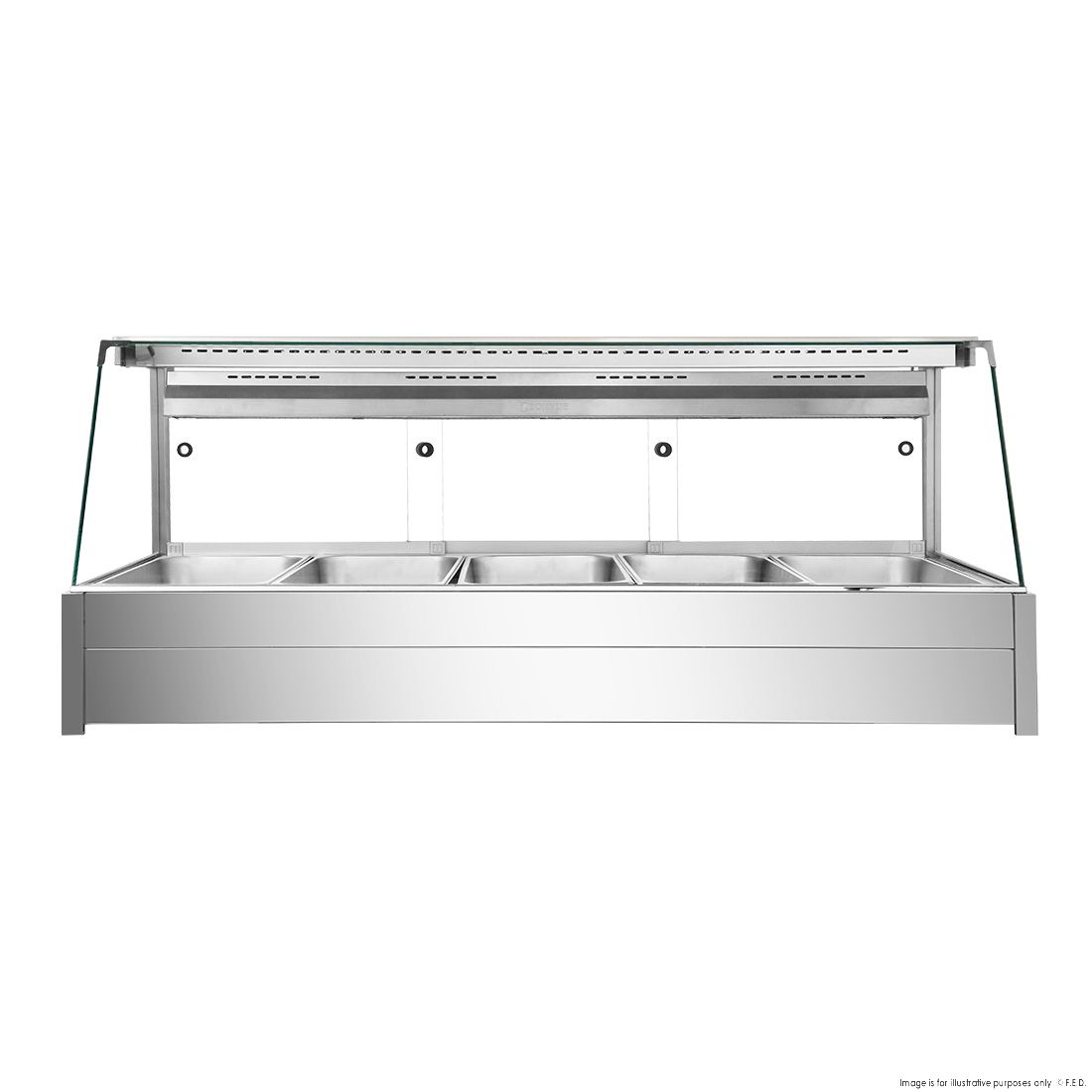 Bonvue Angled Countertop Wet And Dry Bain Marie BM17TC