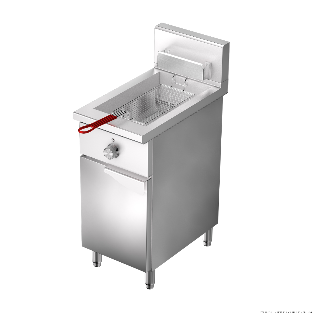 Brenner Volt 800 Series 25L Single Tank Induction Deep Fryer - BREE8-400IFS