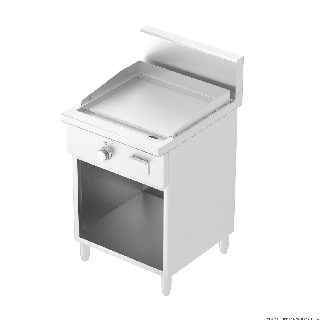 Brenner Volt 800 Series 600mm Induction Griddle with Undershelf - BREE8-600GP