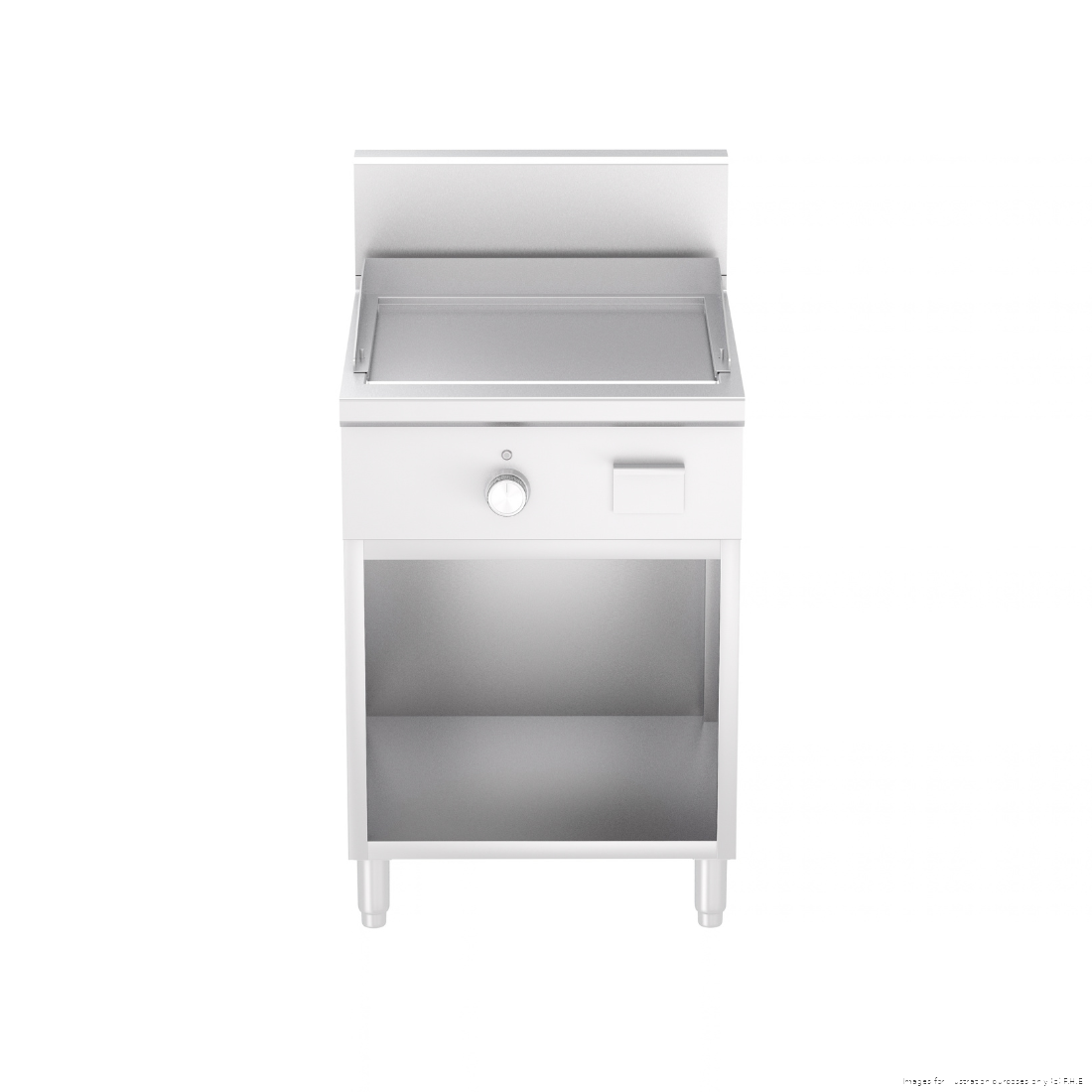 Brenner Volt 800 Series 600mm Induction Griddle with Undershelf - BREE8-600GP