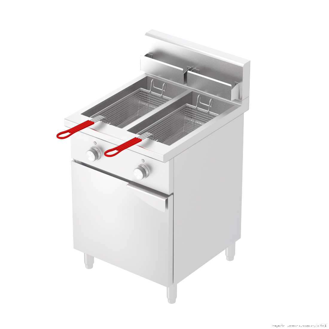 Brenner Volt 800 Series 2 x 25L Twin Tank Induction Deep Fryer - BREE8-600IFD