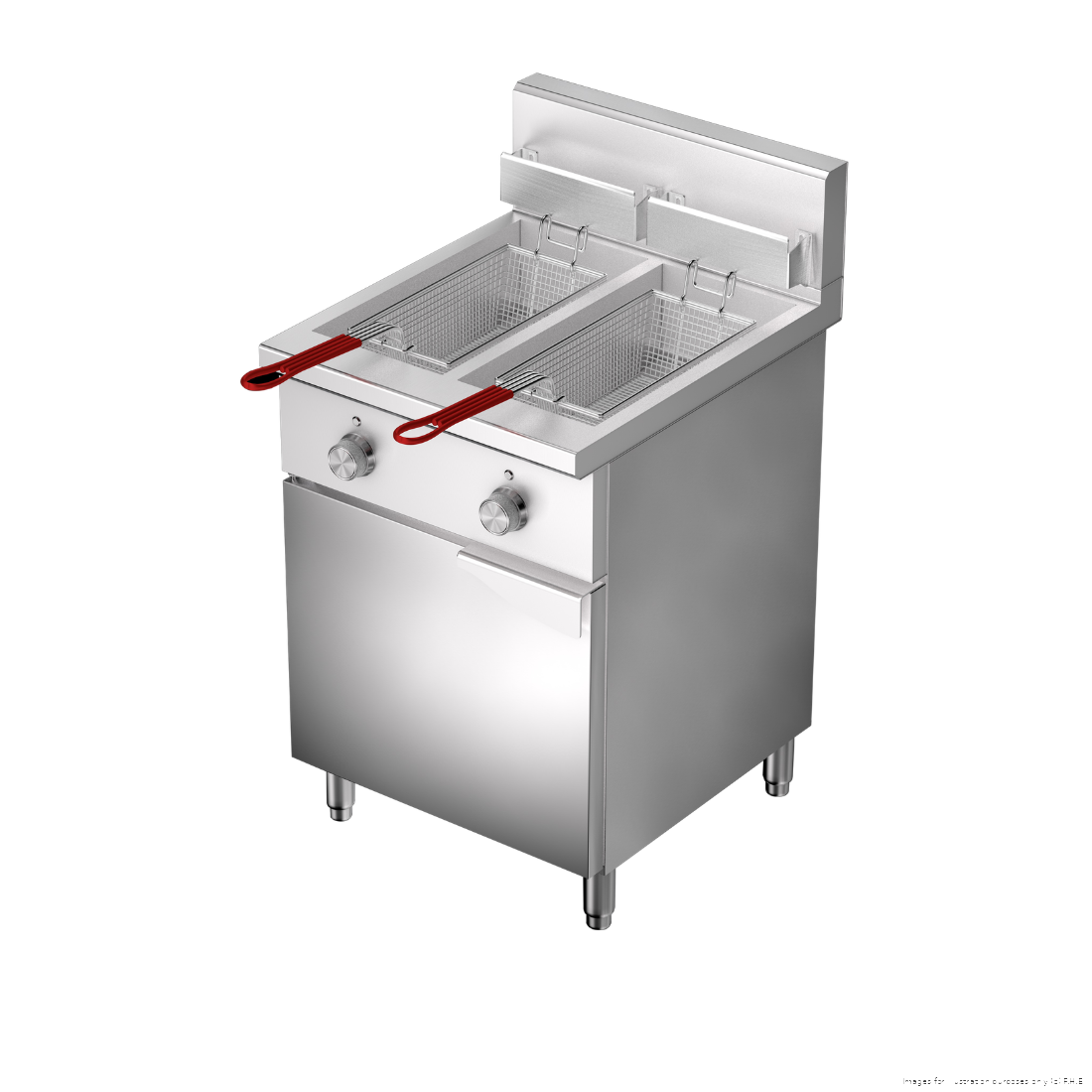 Brenner Volt 800 Series 2 x 25L Twin Tank Induction Deep Fryer - BREE8-600IFD