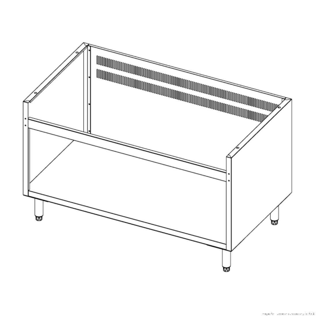 Brenner Forge 800 Series 1200mm width Stainless Steel Cabinet Stand - BREG8-1200E