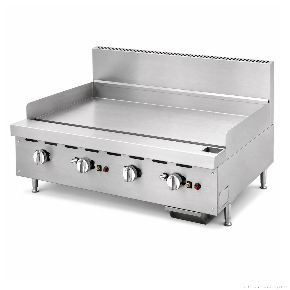 BRENNER Forge 800 Series Bench Top Gas Griddle LPG with 4 burners - BREG8G-1200L