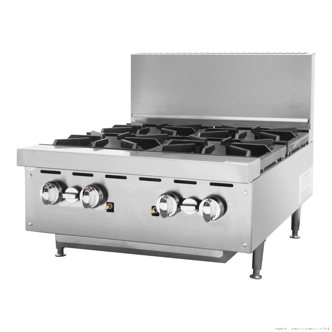 BRENNER Forge 800 Series Gas Bench Top Cooking Range LPG with 4 burners - BREG8R-600L