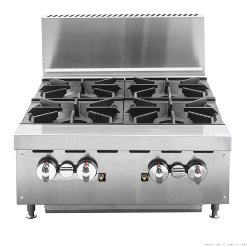 BRENNER Forge 800 Series Gas Bench Top Cooking Range NG with 4 burners - BREG8R-600N