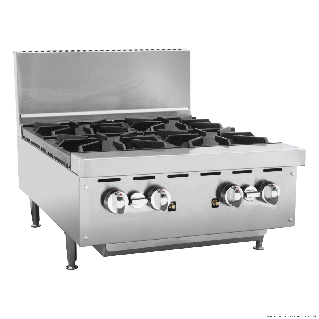 BRENNER Forge 800 Series Gas Bench Top Cooking Range NG with 4 burners - BREG8R-600N