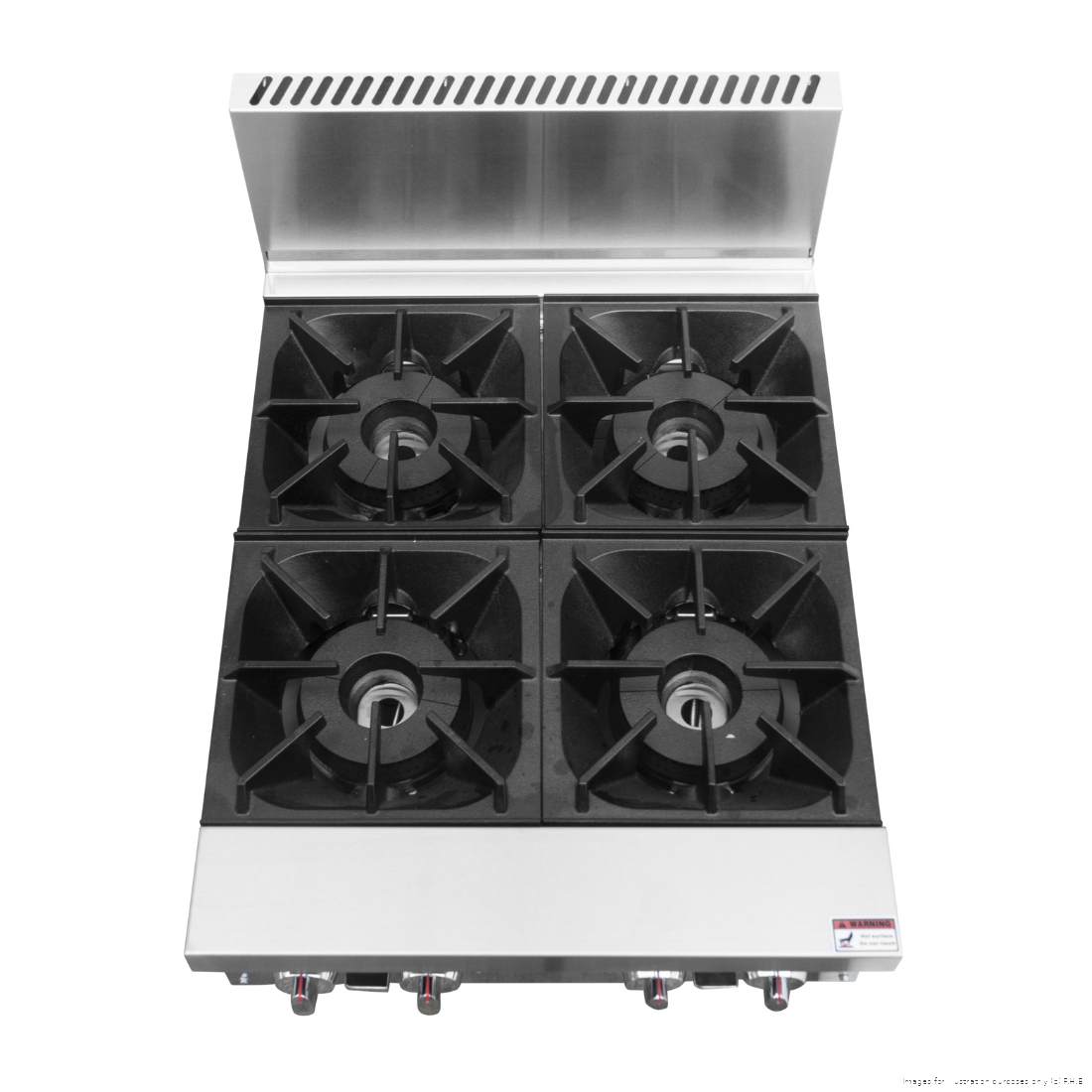 BRENNER Forge 800 Series Gas Bench Top Cooking Range LPG with 4 burners - BREG8R-600L