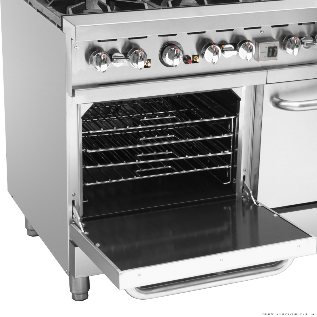 Brenner Forge 800 Series 8 Burner Gas Range with double Fan Forced Oven LPG - BREG8RO-1200L