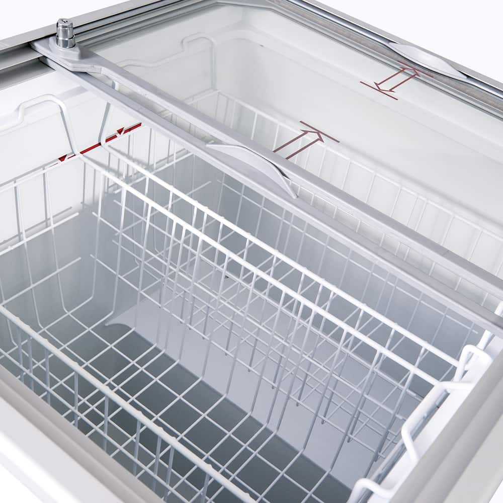 Bromic Display Chest Freezer - 191L - Flat Glass Top CF0200FTFG-NR