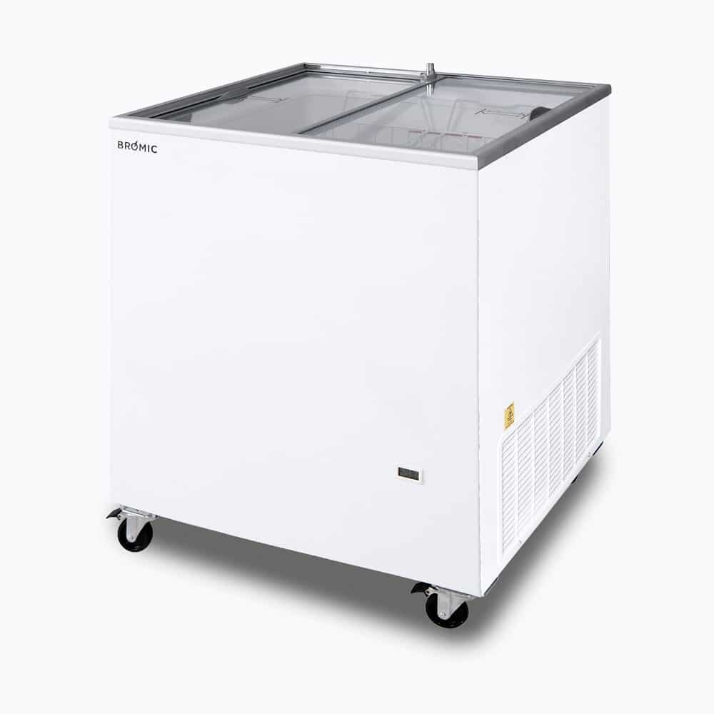 Bromic Display Chest Freezer - 191L - Flat Glass Top CF0200FTFG-NR