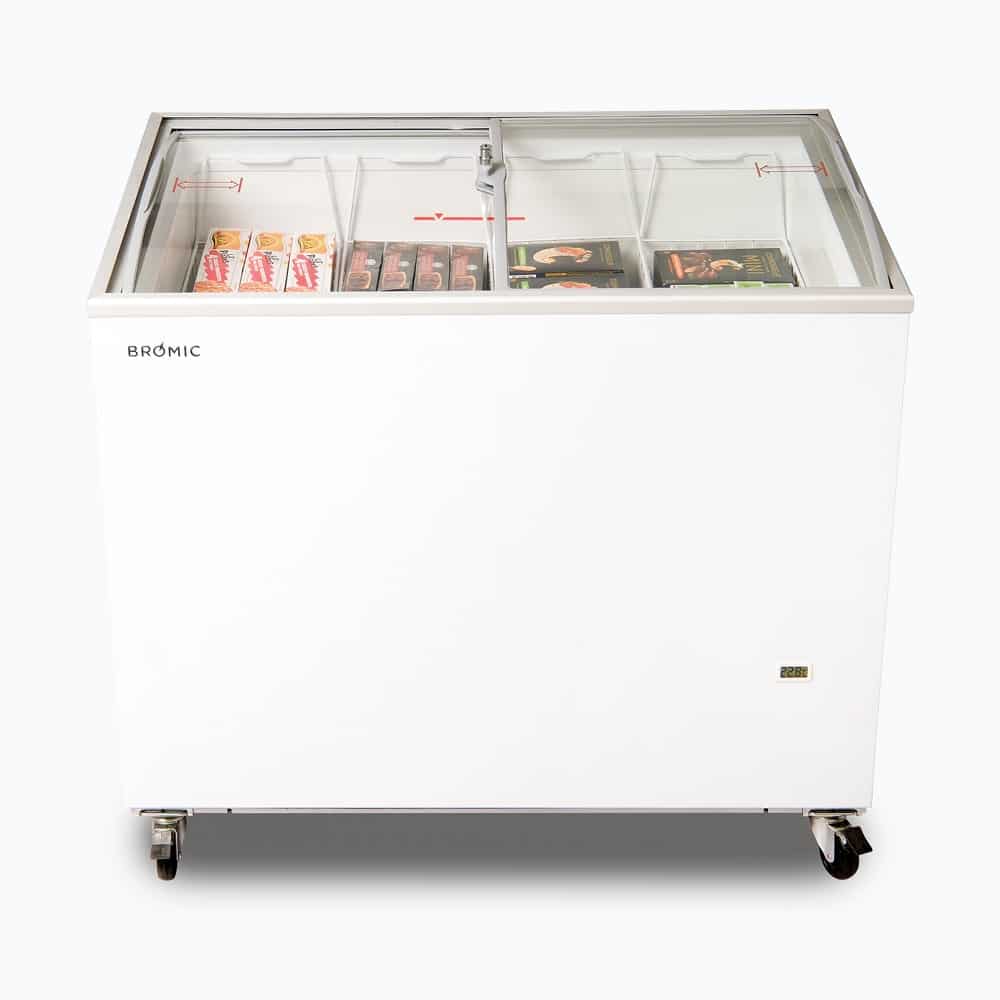 Bromic Display Chest Freezer - 264L - Curved Glass Top CF0300ATCG-NR