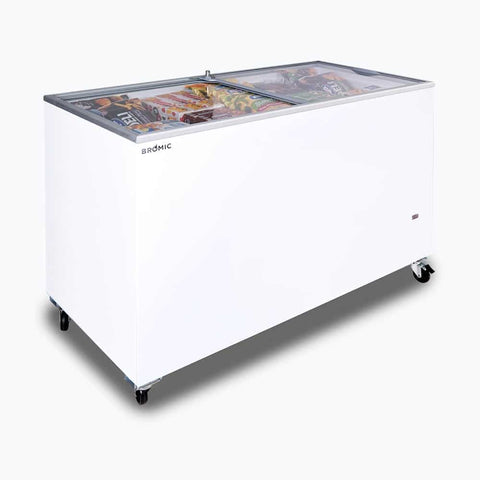 Bromic Display Chest Freezer - 401L - Flat Glass Top CF0400FTFG-NR