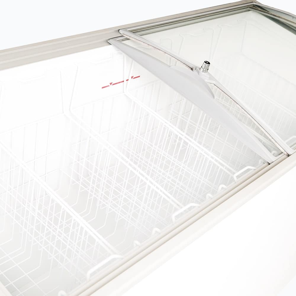 Bromic Display Chest Freezer - 427L - Curved Glass Top CF0500ATCG-NR