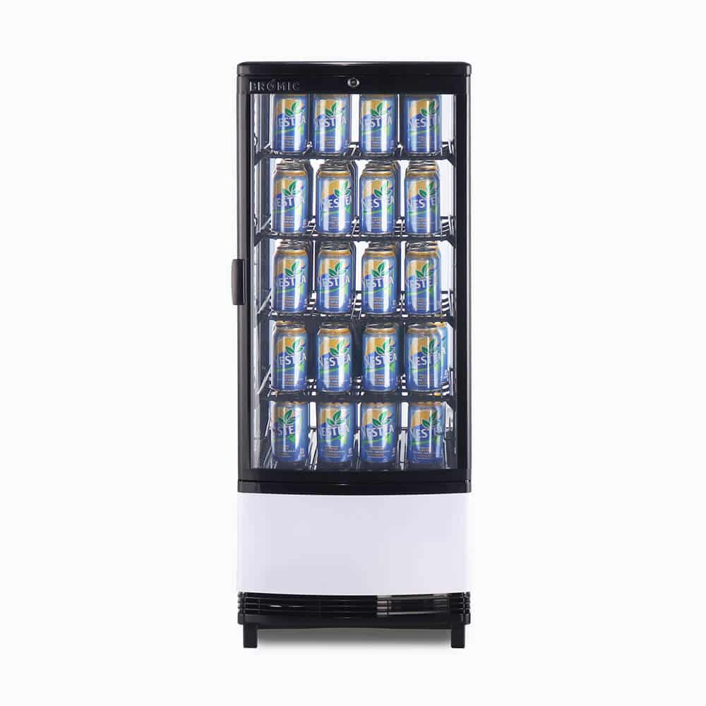 Bromic Countertop Fridge - 98L - 1 Door - Curved Glass CT0100G4BC-NR