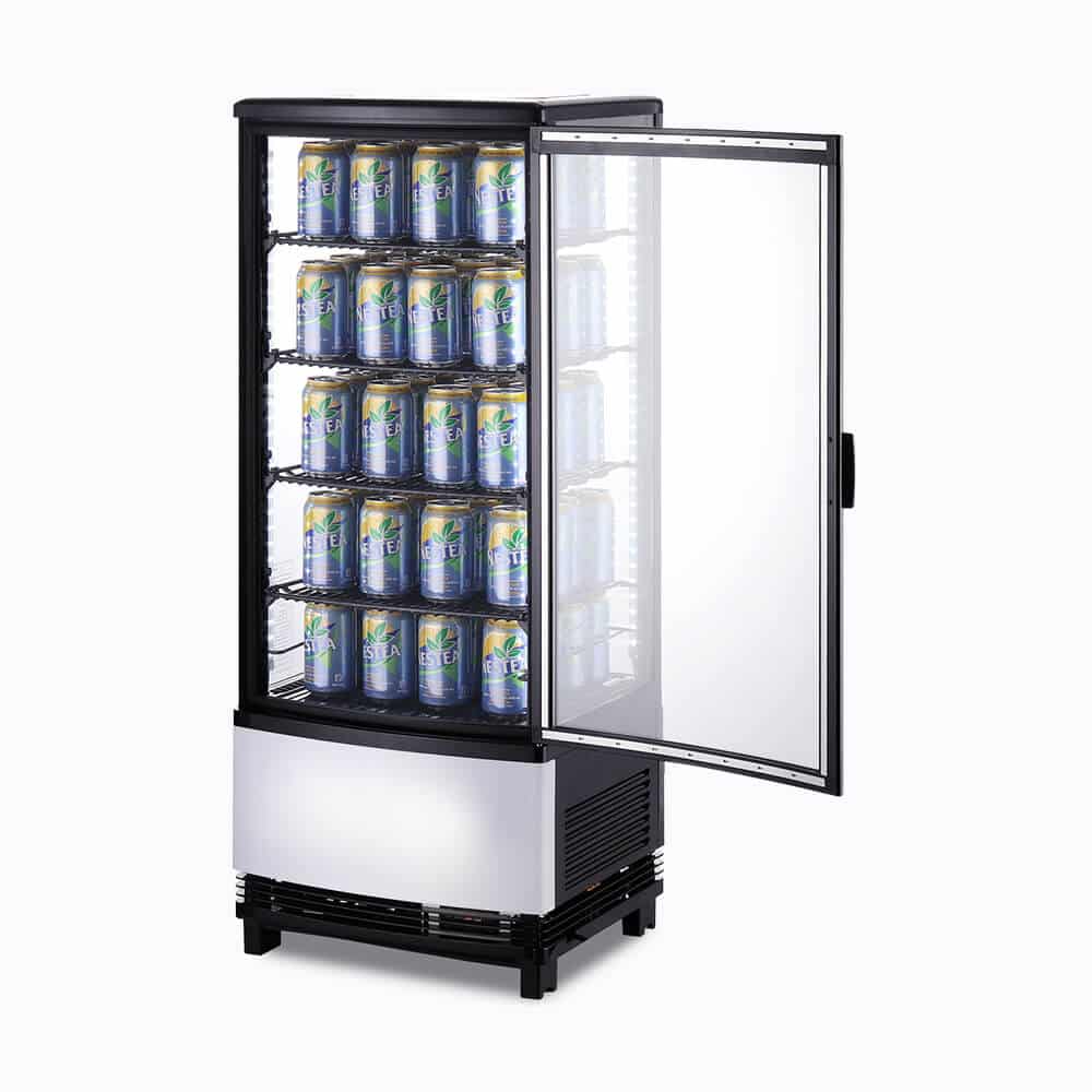 Bromic Countertop Fridge - 98L - 1 Door - Curved Glass CT0100G4BC-NR